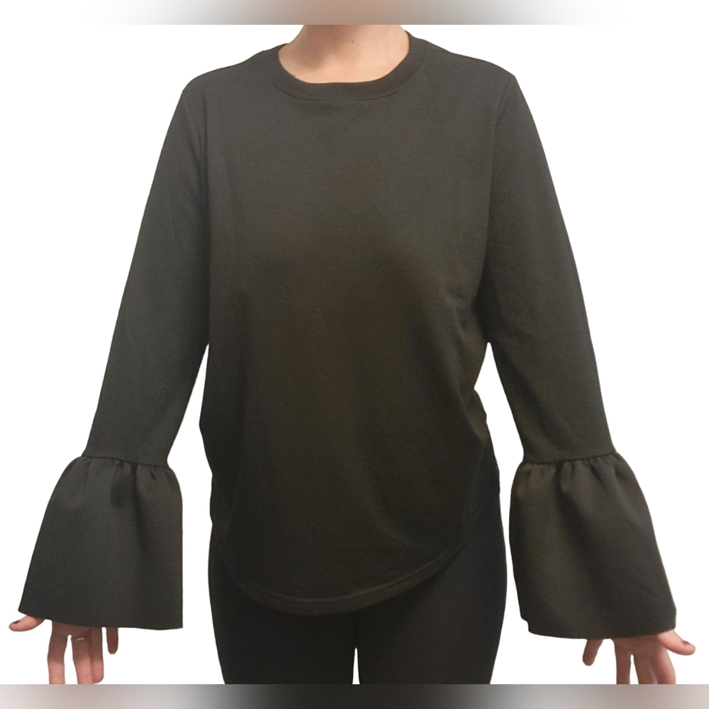Beach Lunch Lounge Blouse Women's Black sz Large …